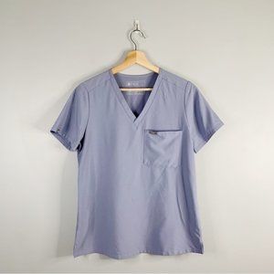 Figs Catrina One Pocket Scrub Top V Neck Classic Stretch